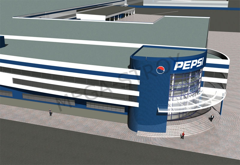 
МЕГА-СТРОЙ – завод безалкогольных напитков PEPSI (2 очередь)
