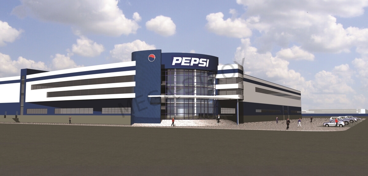 
МЕГА-СТРОЙ – завод безалкогольных напитков PEPSI (2 очередь)
