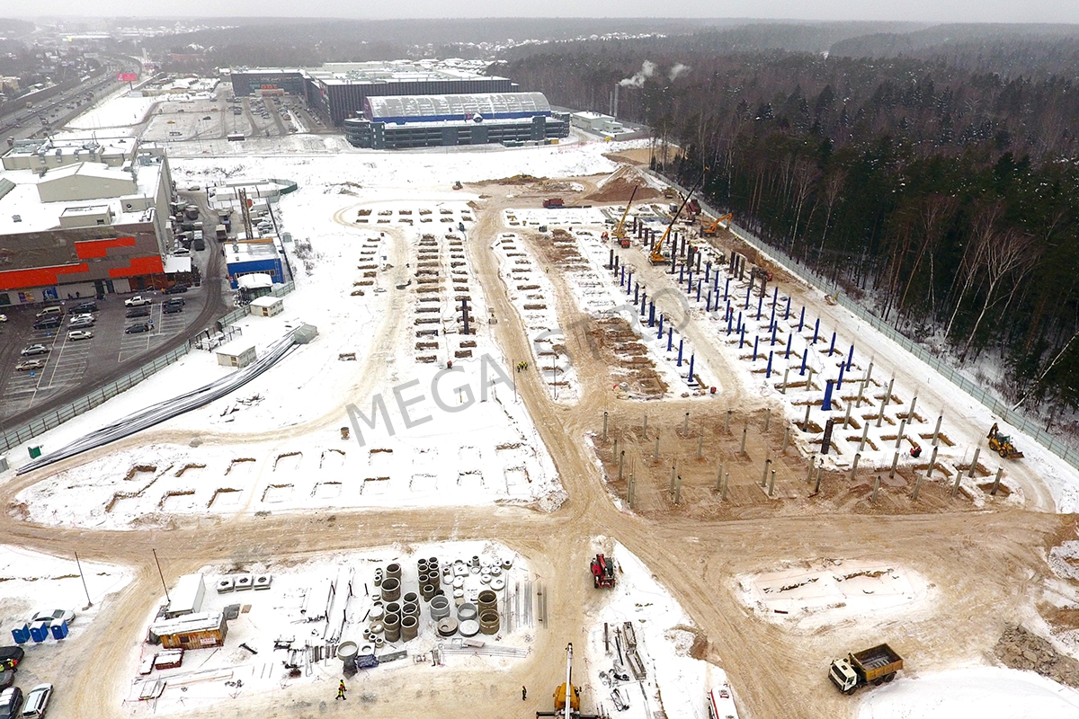 
МЕГА-СТРОЙ – строительство аутлета The Outlet Новая Рига
