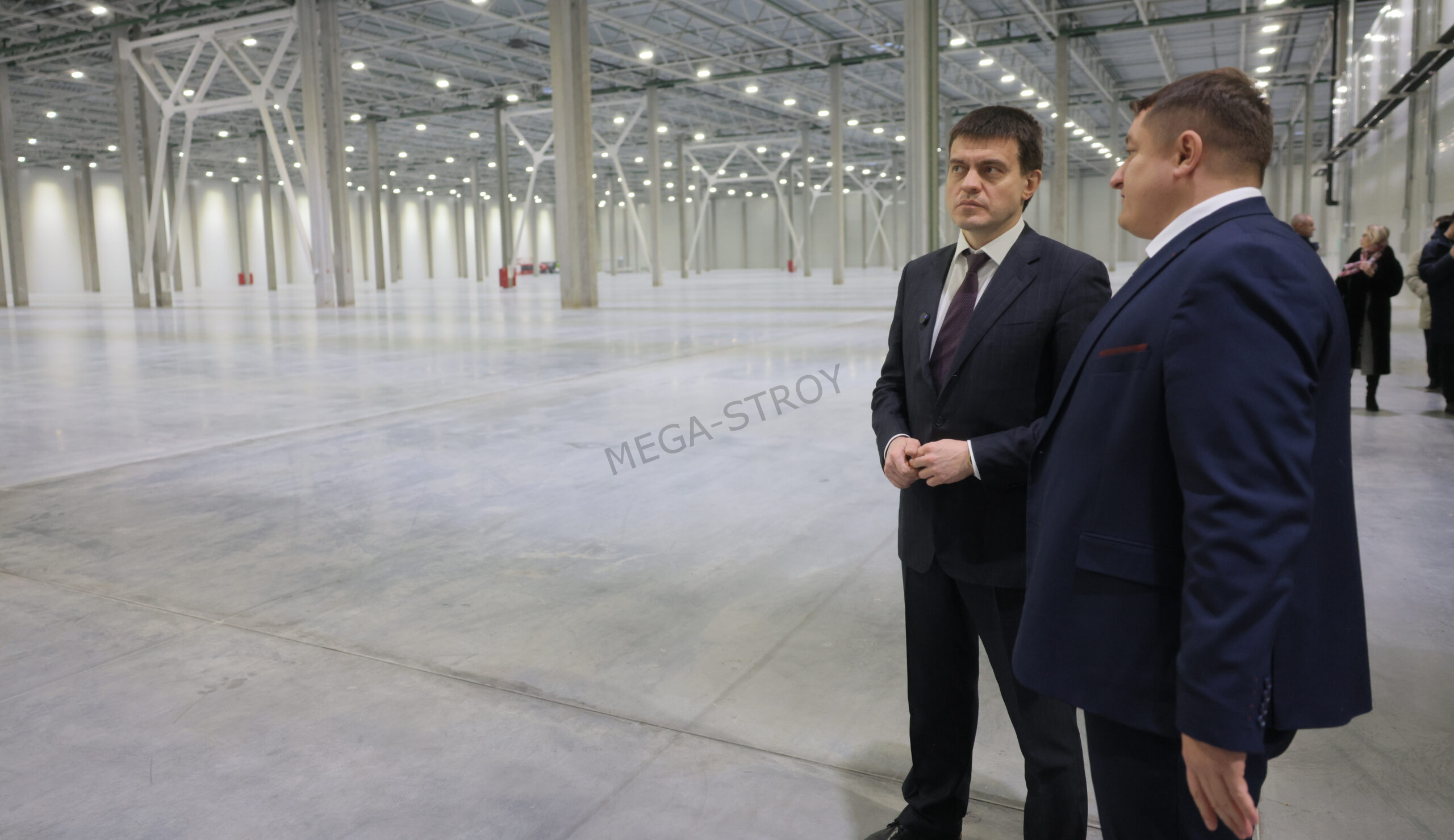 МЕГА-СТРОЙ - The Governor Inspects Progress on Logistics Hub Construction in the Center of Russia